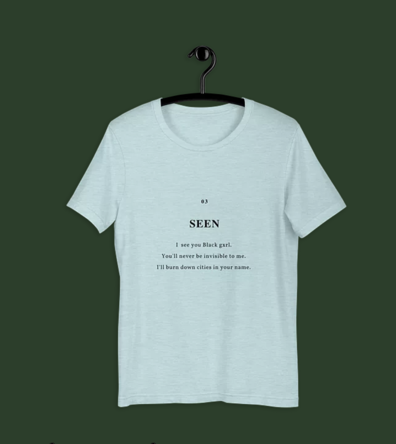 Simi’s “Seen” T-Shirts Are Raising Awareness About Violence Against Black Gxrls