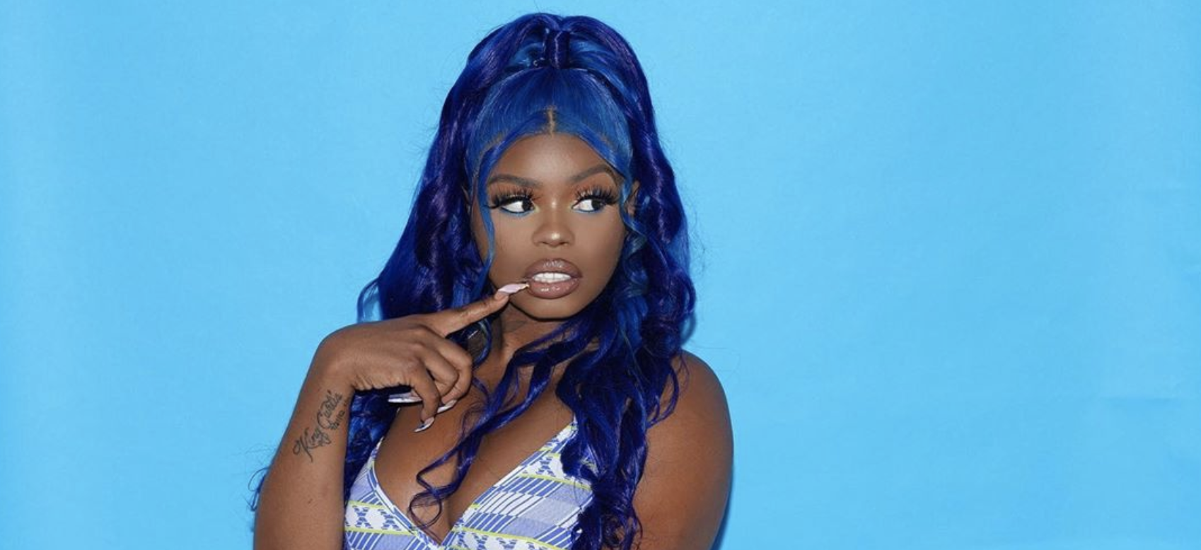 Dreezy Stuns With Her Sapphire ‘Do!