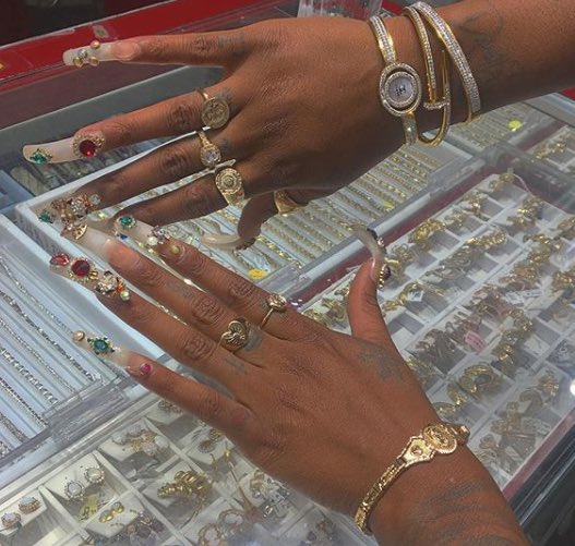 Rapper Big Puffy Is The Illest Nail And Jewelry Inspo