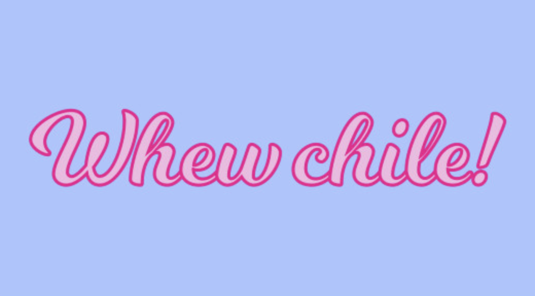 “Chile” Is AAVE When Used As An Improper Noun. The End.