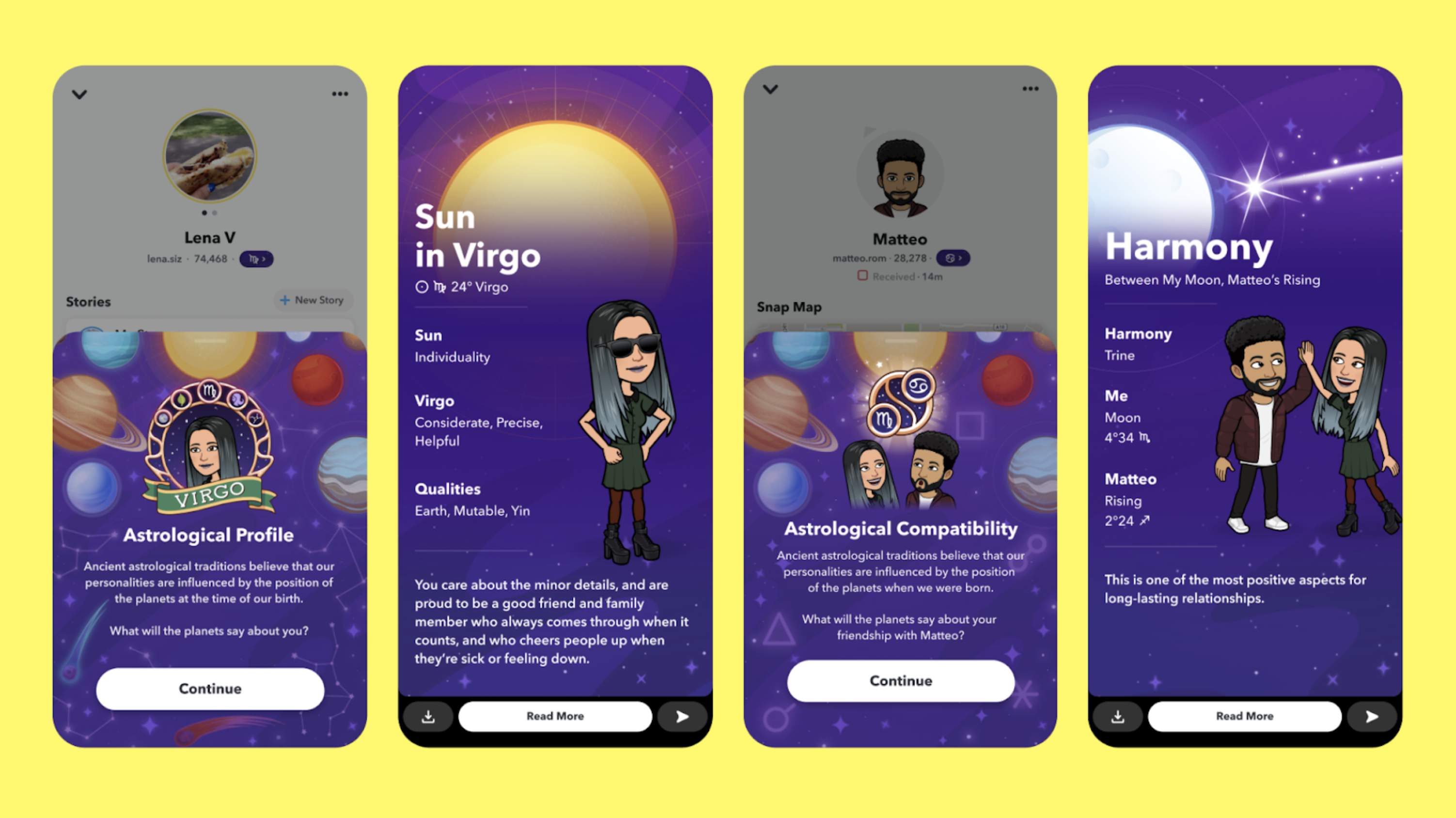 Snapchat Is Rolling Out Two New Astrology Features—And We Have All Of The Details!