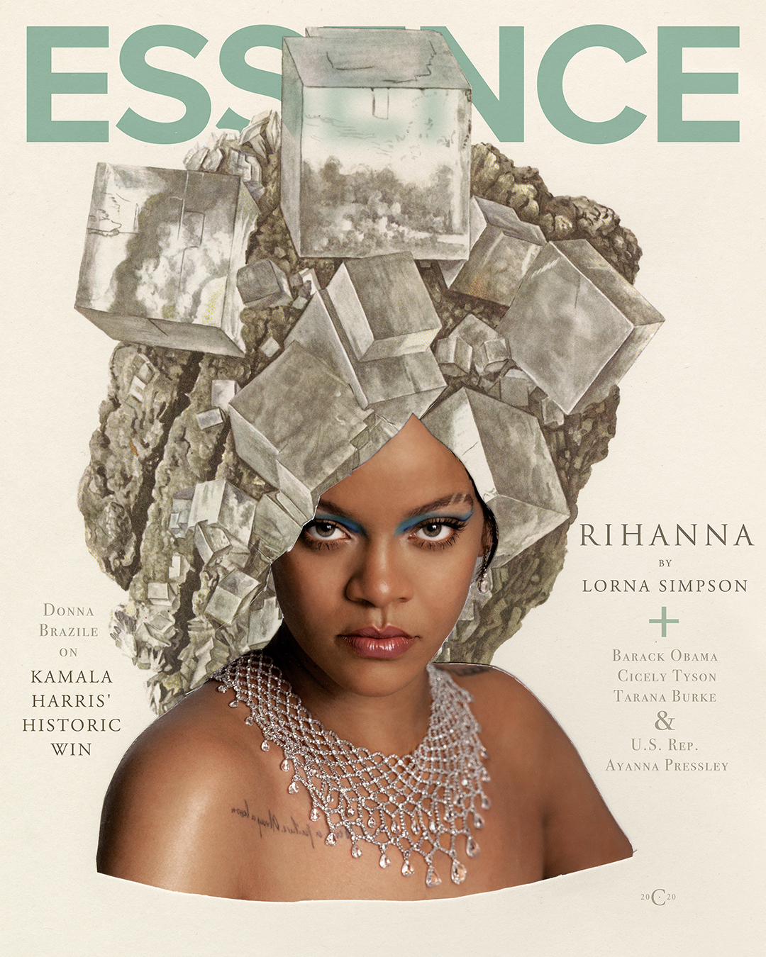 Rihanna And Lorna Simpson Collaborated For January + February 2021 Issue Of ESSENCE