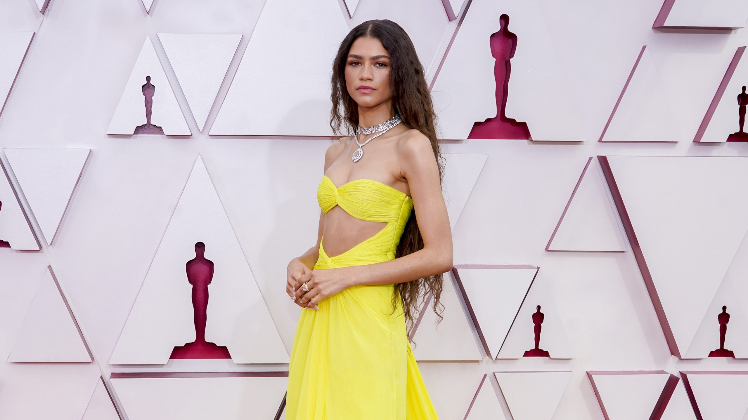 Zendaya Wears Valentino Gown To The 2021 Oscars