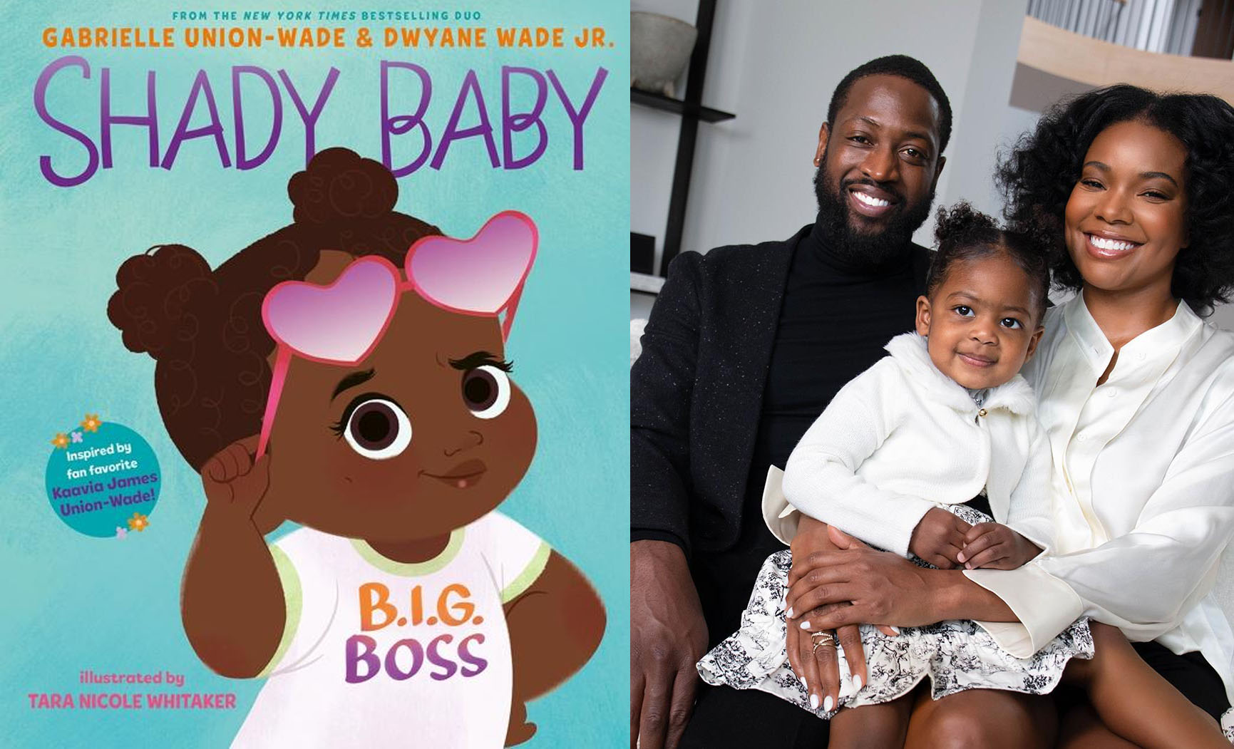 Dwyane Wade And Gabrielle Union’s Book About Their 2-Year-Old, ‘Shady Baby,’ Is Here