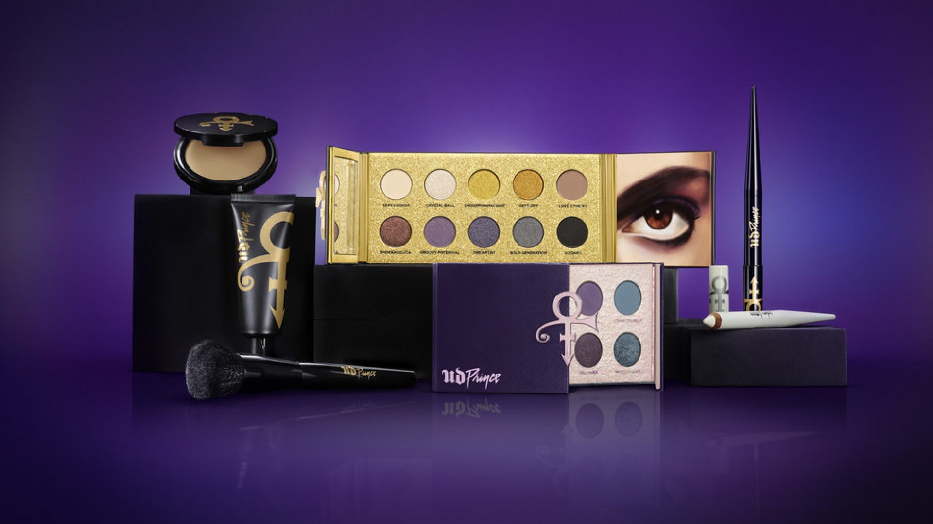 Get A First Look At Urban Decay’s Prince-Inspired Makeup Line