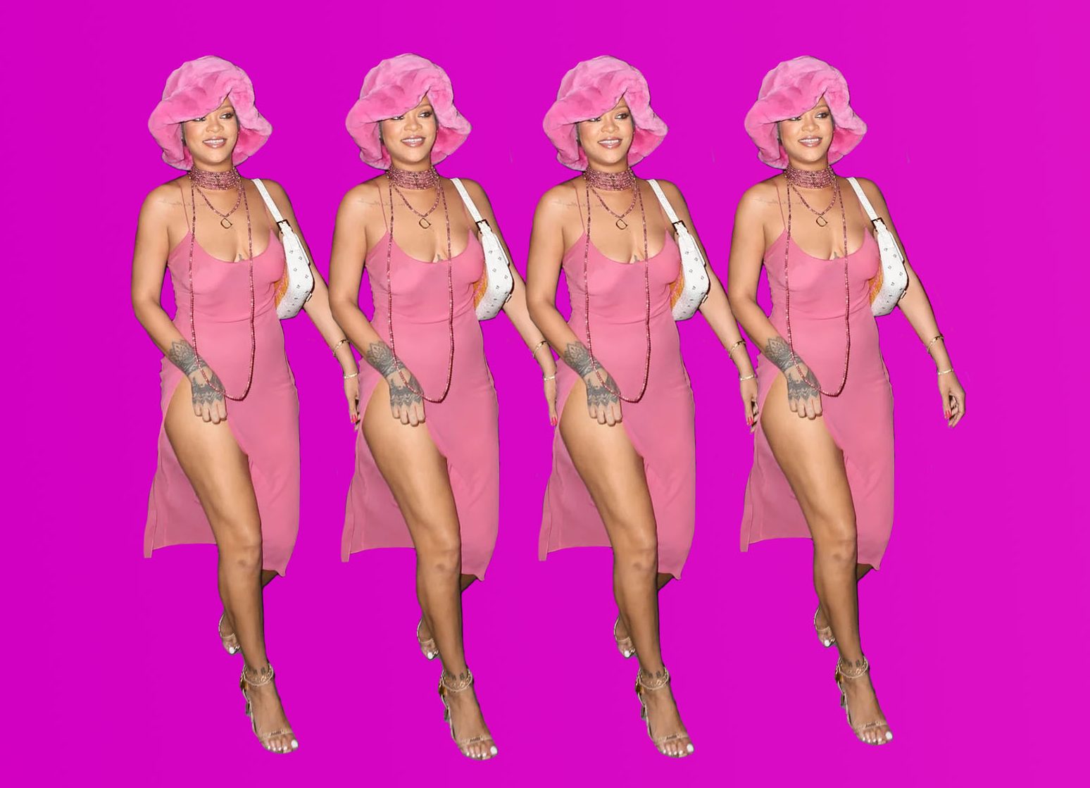 We Can’t Get Enough Of Rihanna’s Pink Date Night ‘Fit, So We’re Giving A Full Breakdown Of The Look
