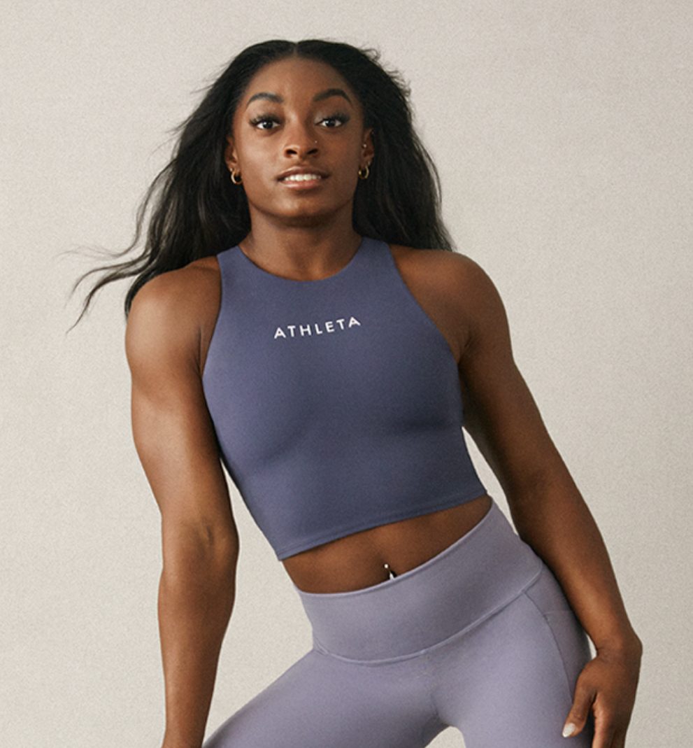 Simone Biles Stars In New Athleta Apparel Campaign With Her Mom and Sister