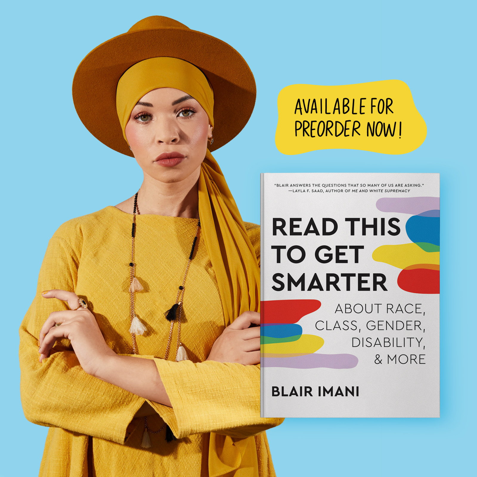EXCLUSIVE: Blair Imani Reveals Cover Art For Her New Book, ‘Read This To Get Smarter’
