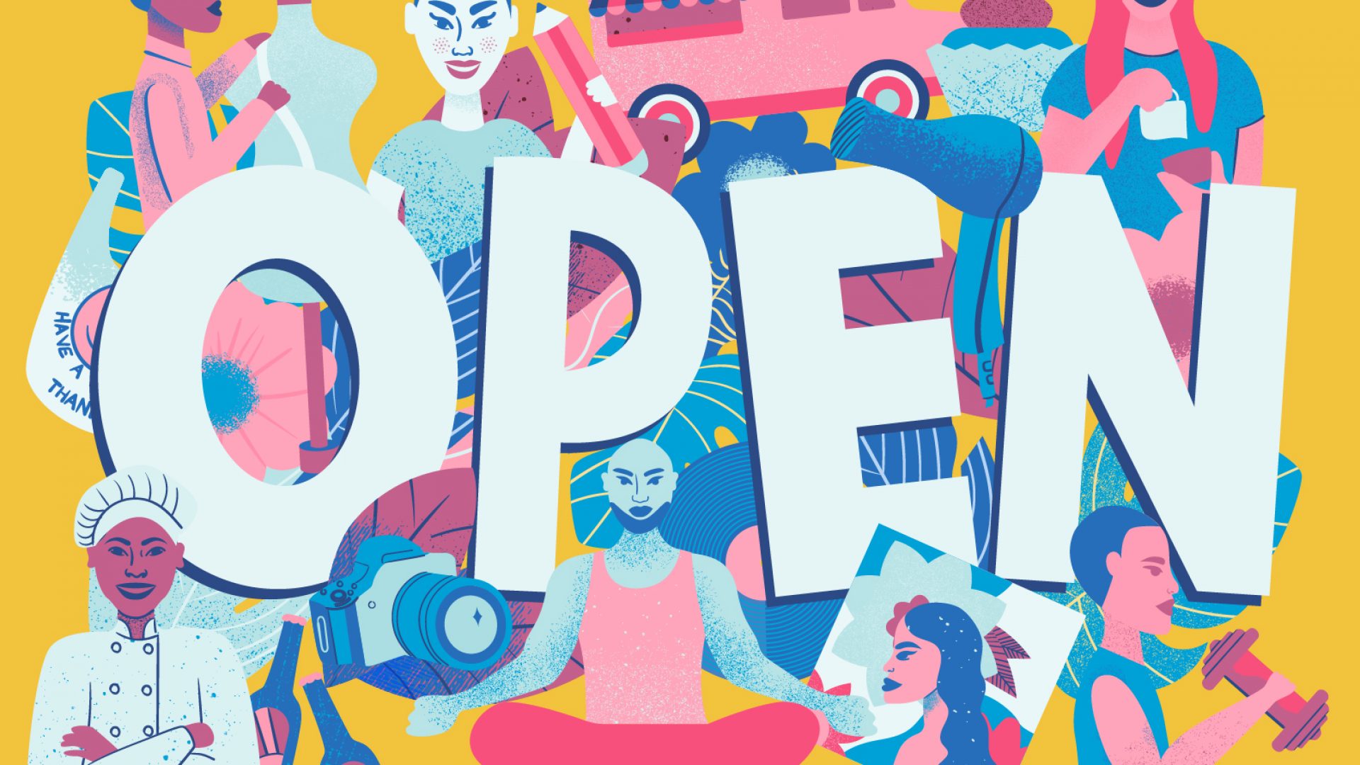 Meet The Artist Reimagining “Open” Signs For Small Businesses