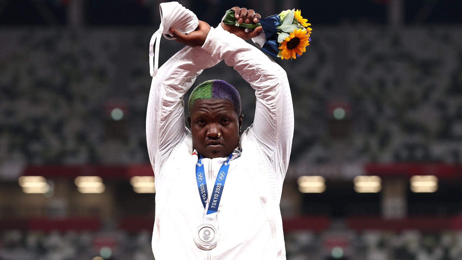 Olympian Raven Saunders Is Being Investigated By The Ioc After Making