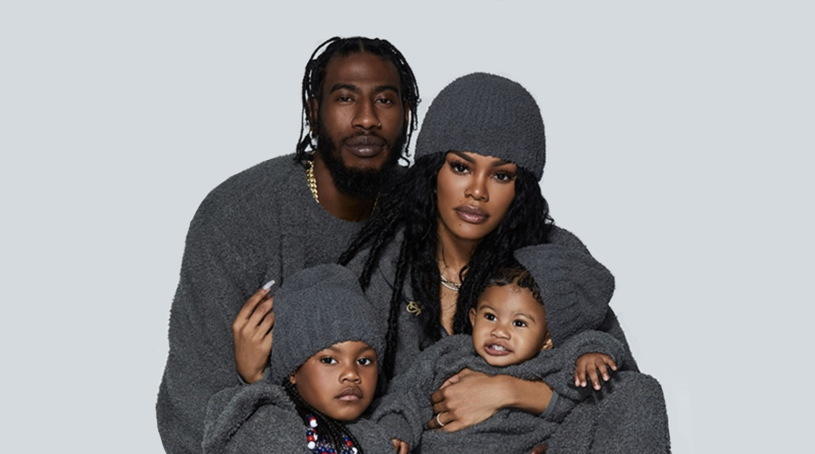 Teyana Taylor, Iman Shumpert And Their Daughters Star In Latest SKIMS Campaign