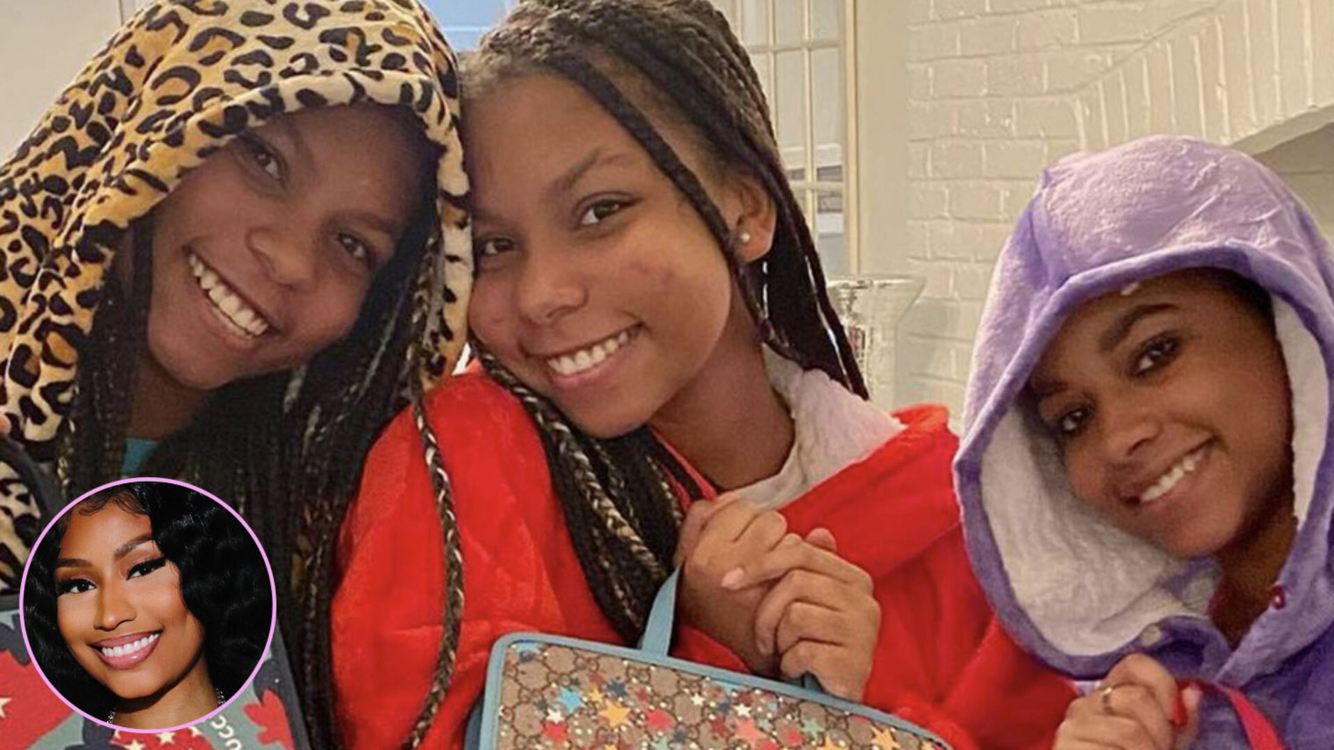 Nicki Minaj Gifts Gizelle Bryant’s Daughters Gucci Bags For The Holidays