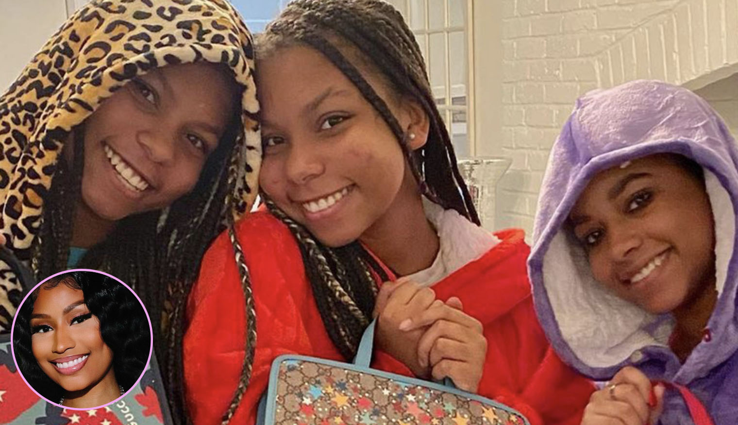 Nicki Minaj Gifts Gizelle Bryant’s Daughters Gucci Bags For The Holidays