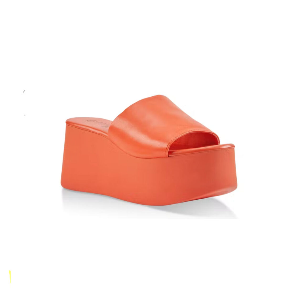 Platform wedge slide store sandals