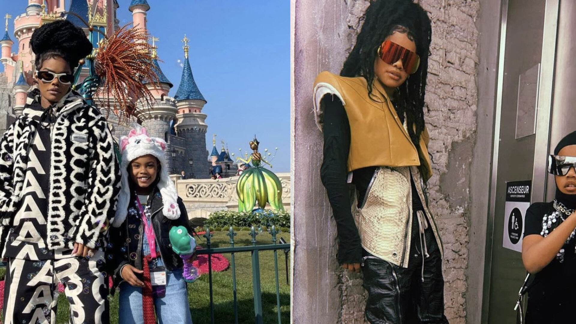 Teyana Taylor And Junie Hit Paris For Mommy-Daughter Time