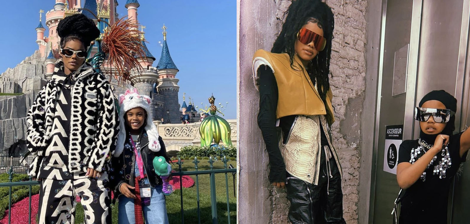 Teyana Taylor And Junie Hit Paris For Mommy-Daughter Time