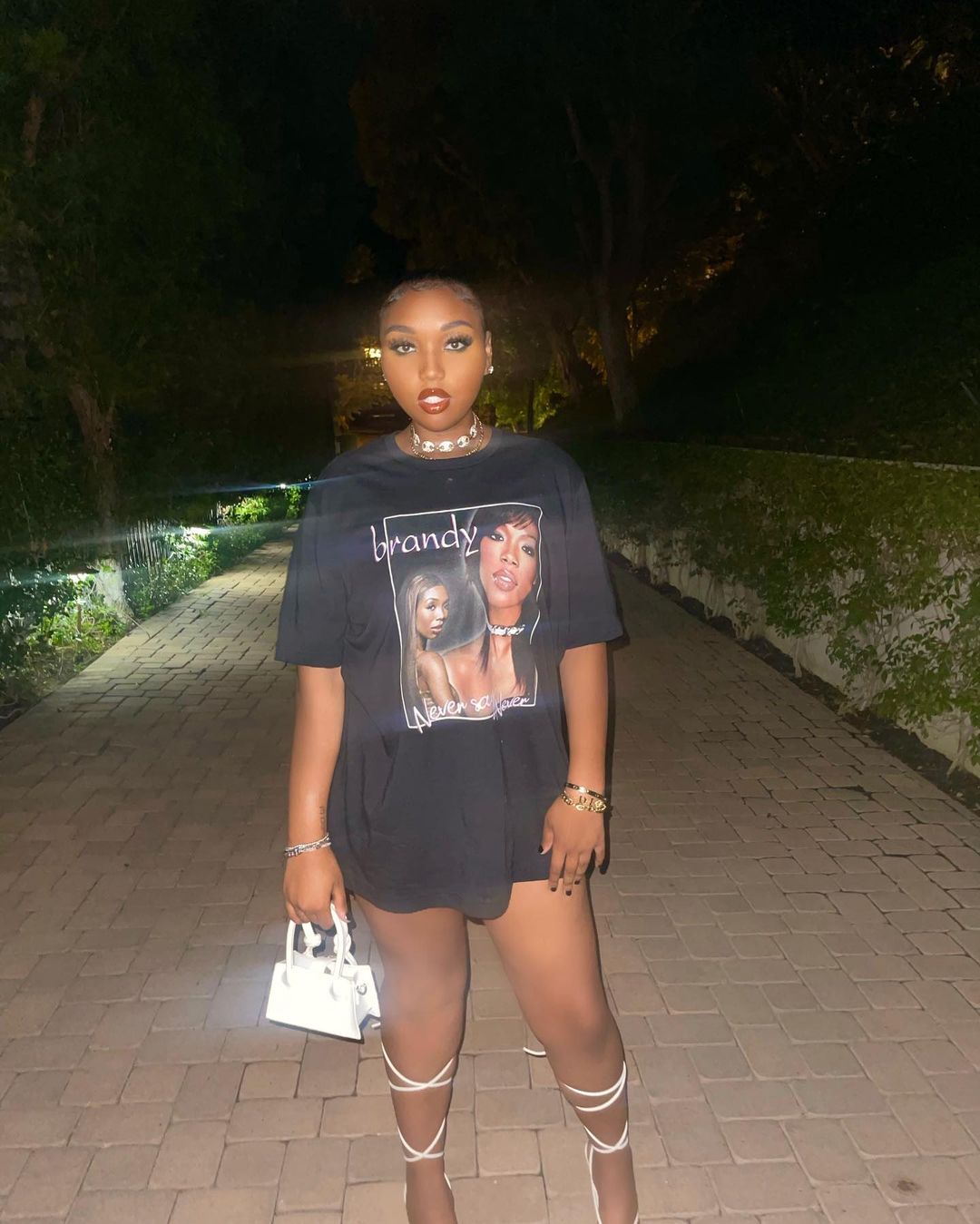 Brandy’s Daughter, Sy’Rai, Pays Homage To Her Mom With A Nostalgic T-Shirt