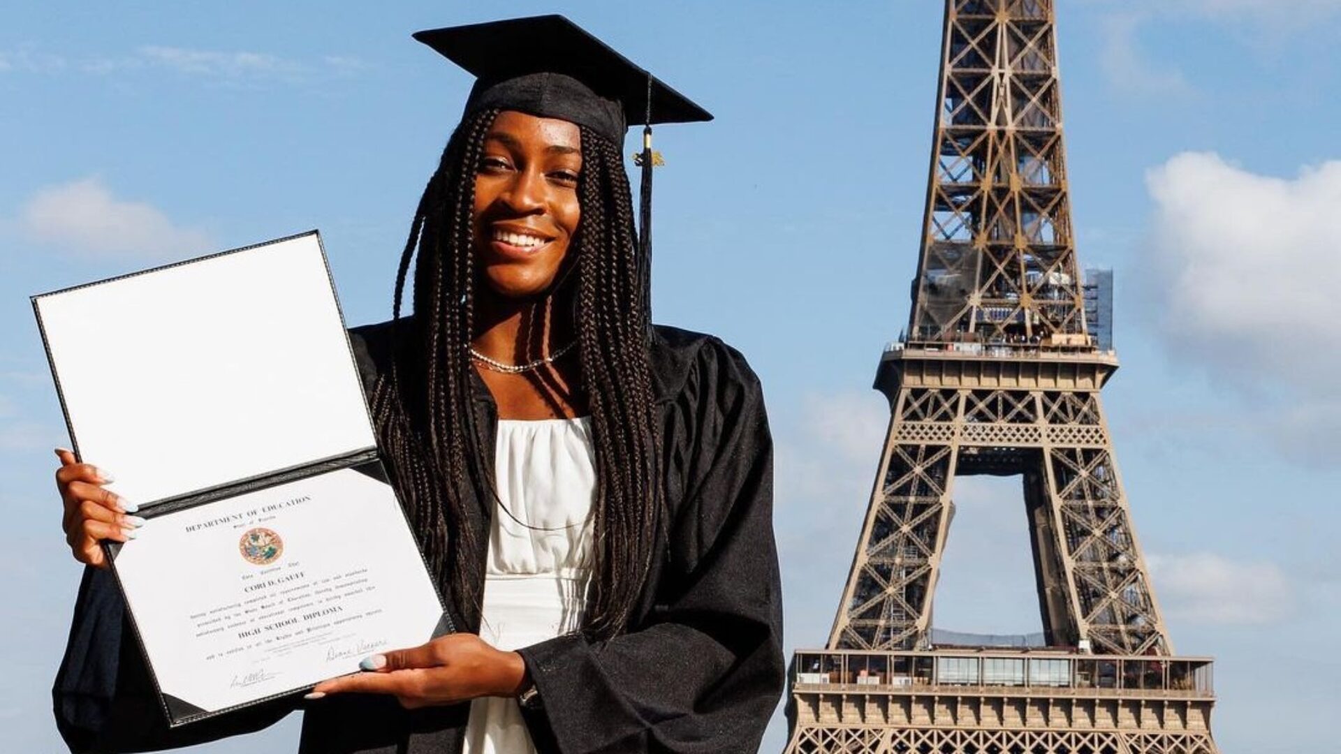 No Cap: Tennis Star Coco Gauff Graduates From High School Ahead Of French Open