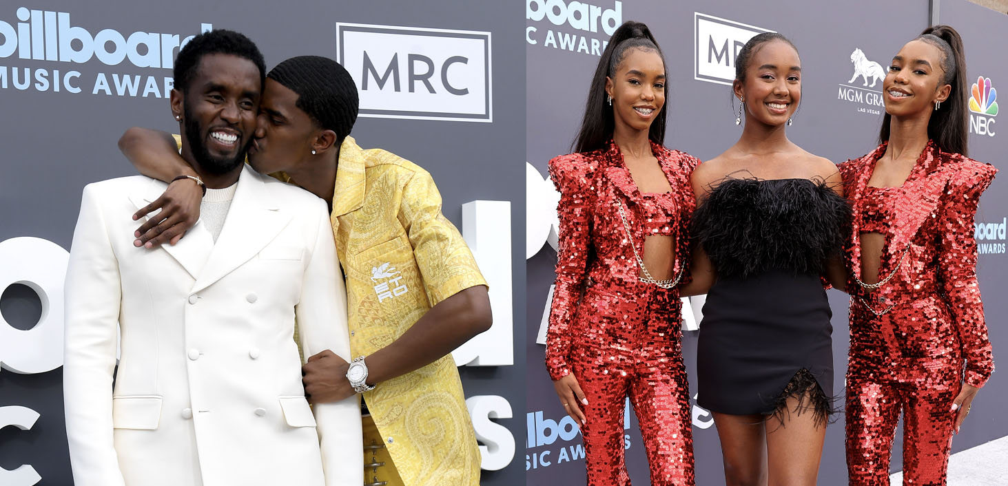A Family Affair: Diddy Attends The Billboard Music Awards With His Children