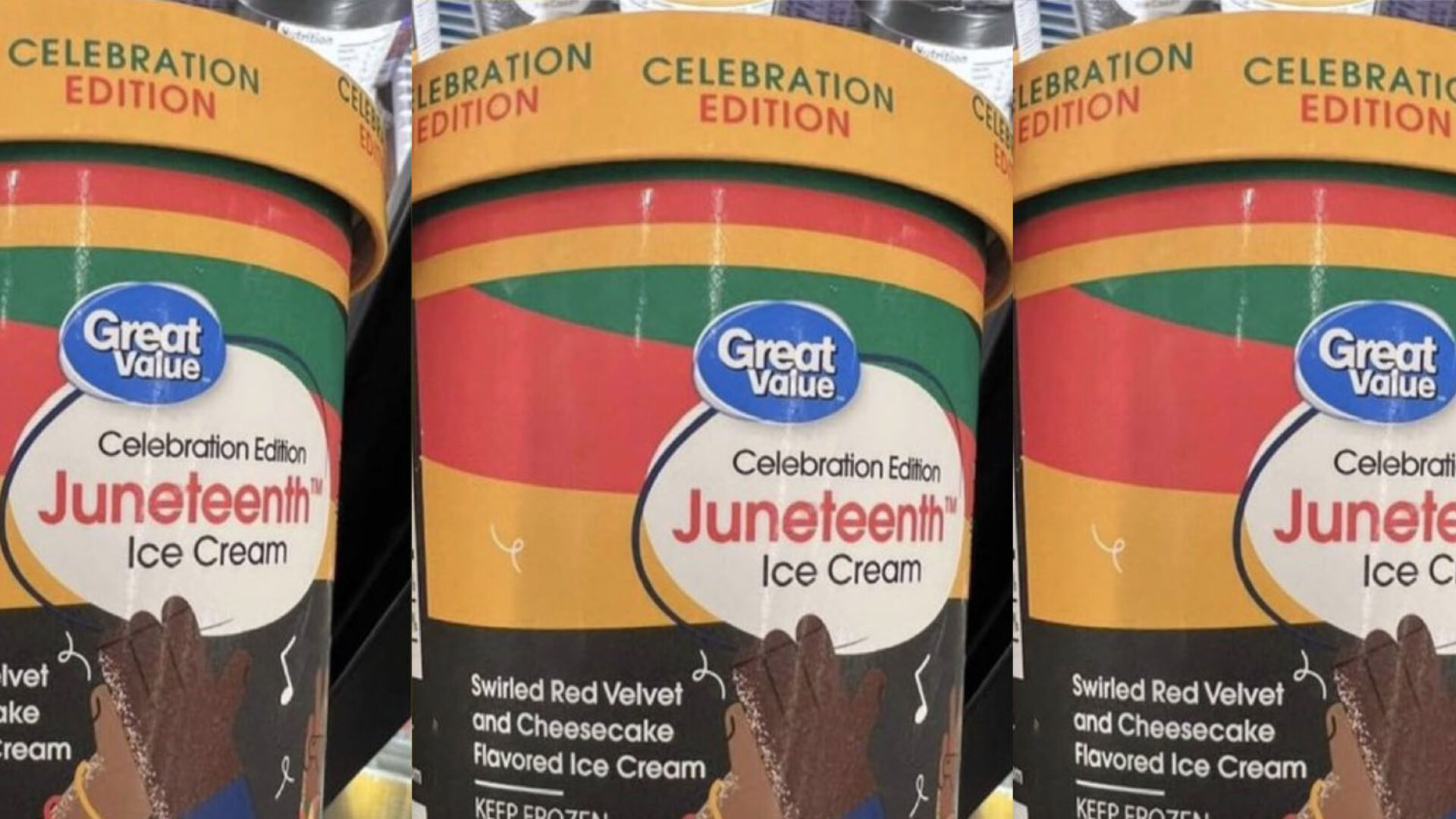 Walmart Pulls Juneteenth-Inspired Ice Cream And Apologizes