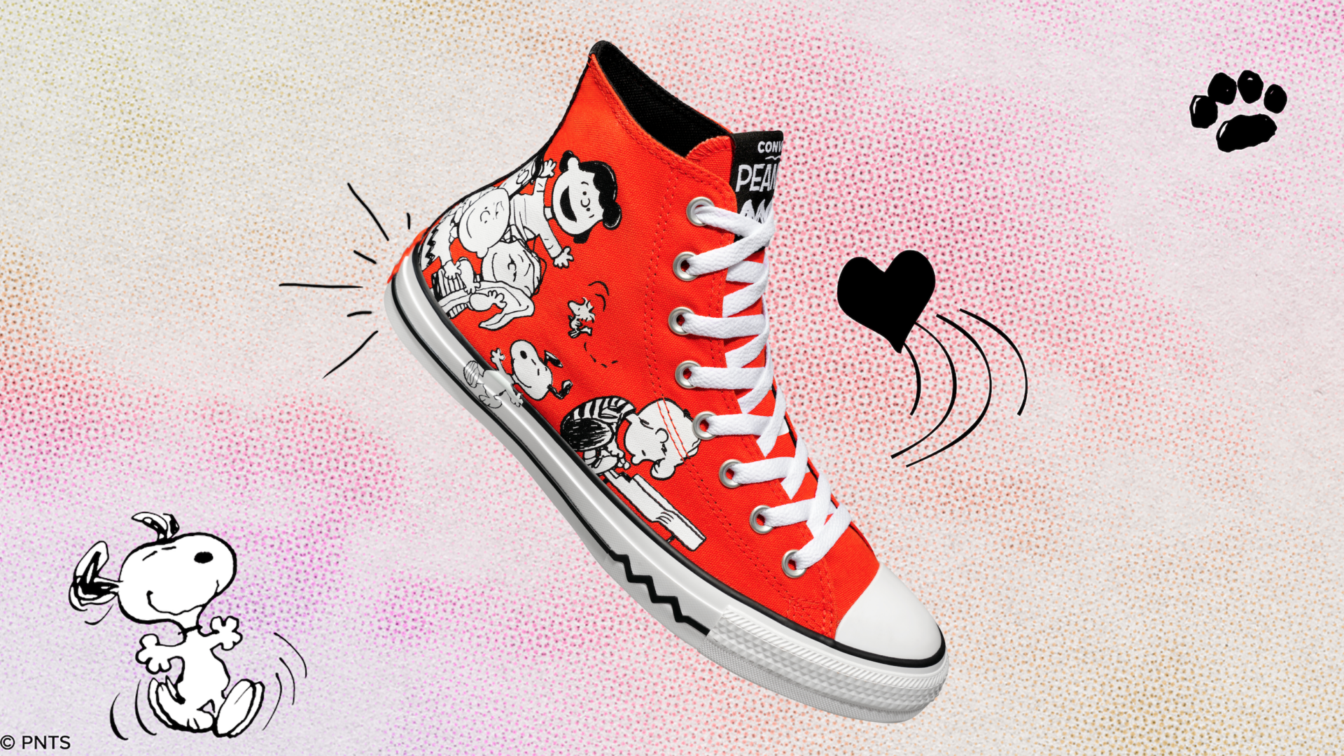 Snoopy 2024 converse sneakers