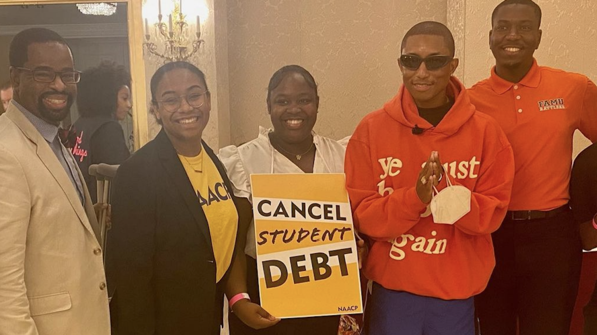 Pharrell Williams Pays Off Student Debt For 3 HBCU Students And 2 Alumni