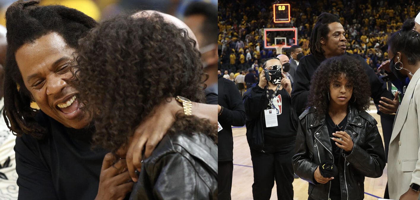 Blue Ivy Carter And Jay-Z Step Out For Father-Daughter Fun At NBA Finals Game