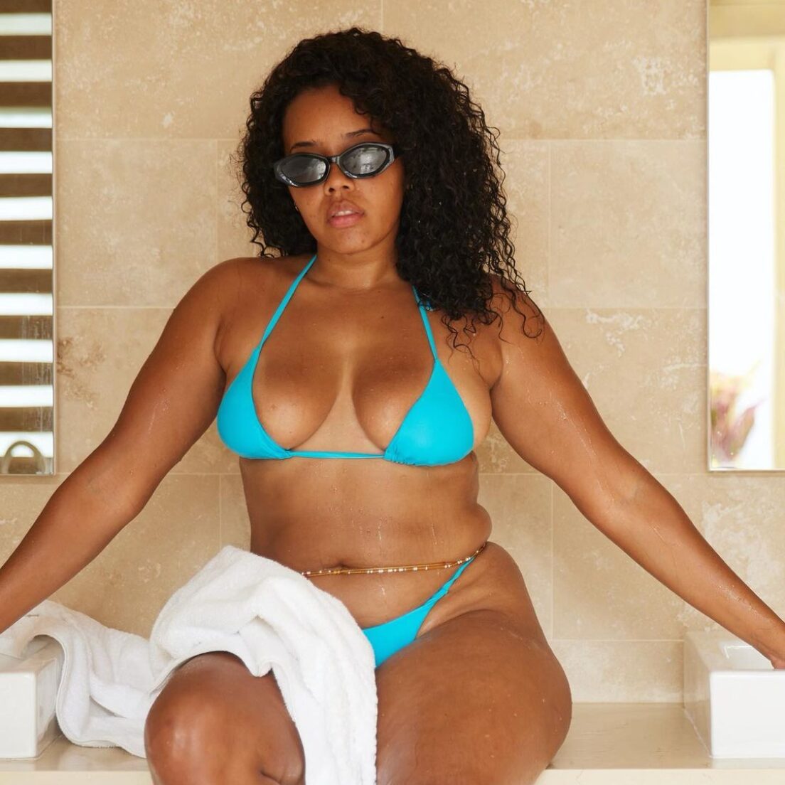 10 Times Angela Simmons Showed Us Her Natural Bikini Body