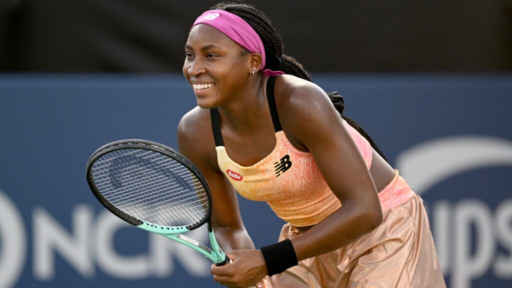 Coco Gauff Unveils New Balance Signature Tennis Shoe At Atlanta Open