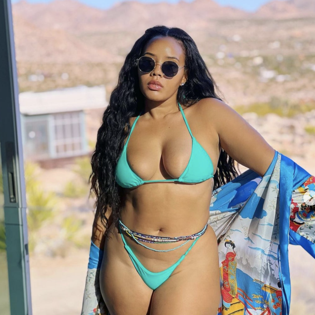 10 Times Angela Simmons Showed Us Her Natural Bikini Body