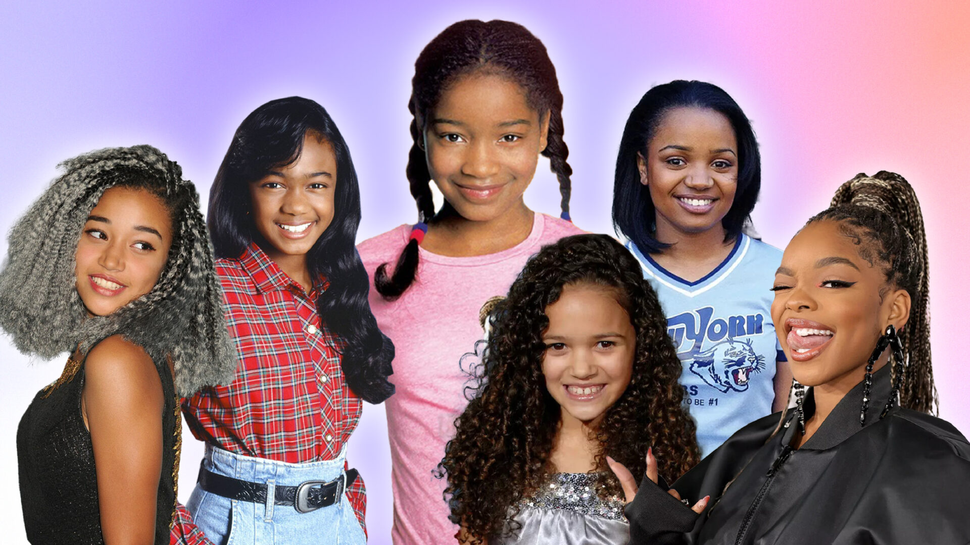 black child stars then and now