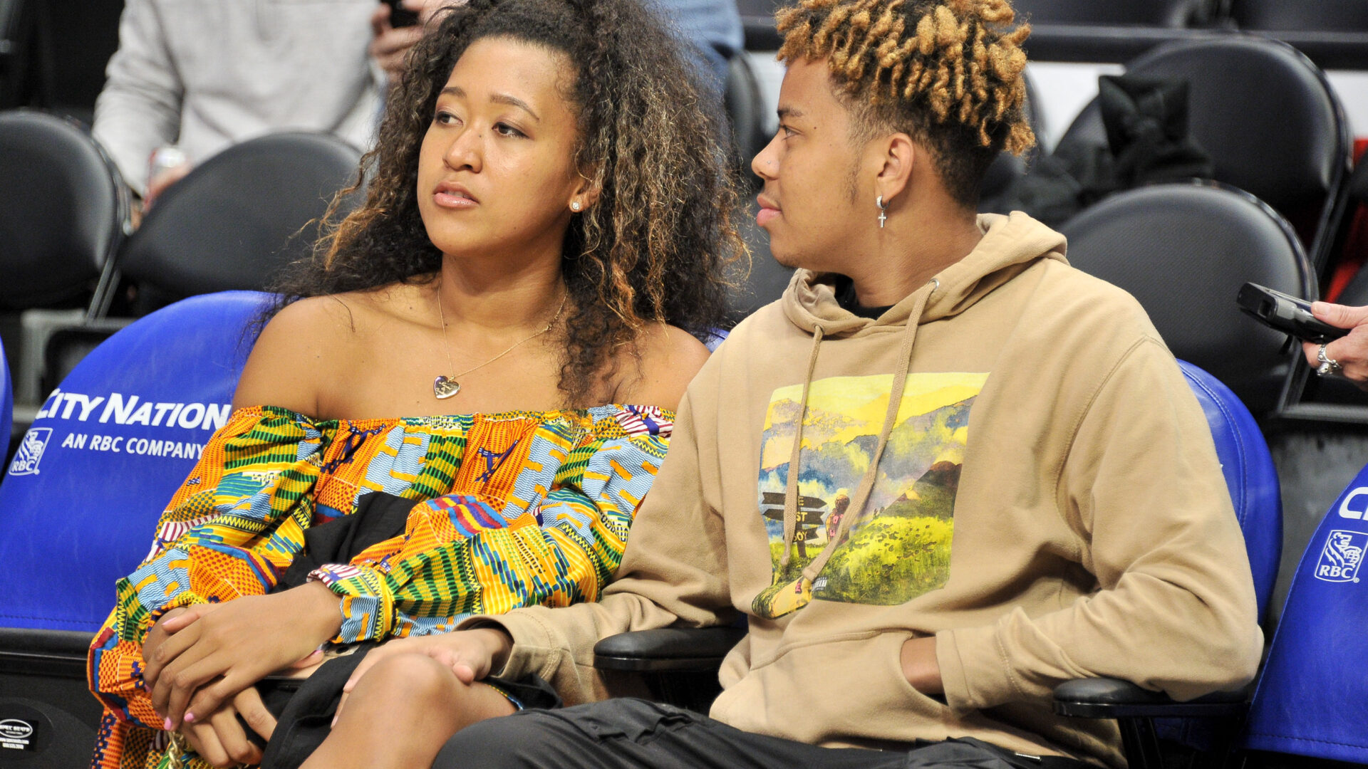 Naomi Osaka attends first Met Gala with boyfriend Cordae in custom Louis  Vuitton dress