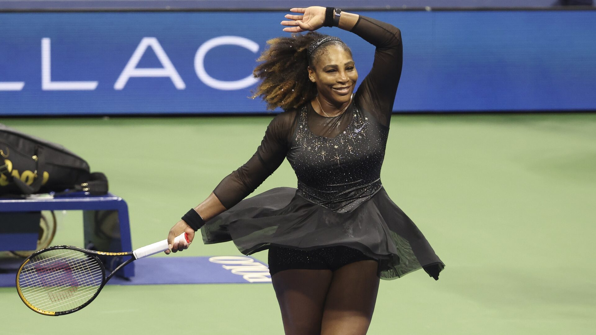 Serena Williams And Daughter Olympia Were Twinning In Matching Outfits At The US Open