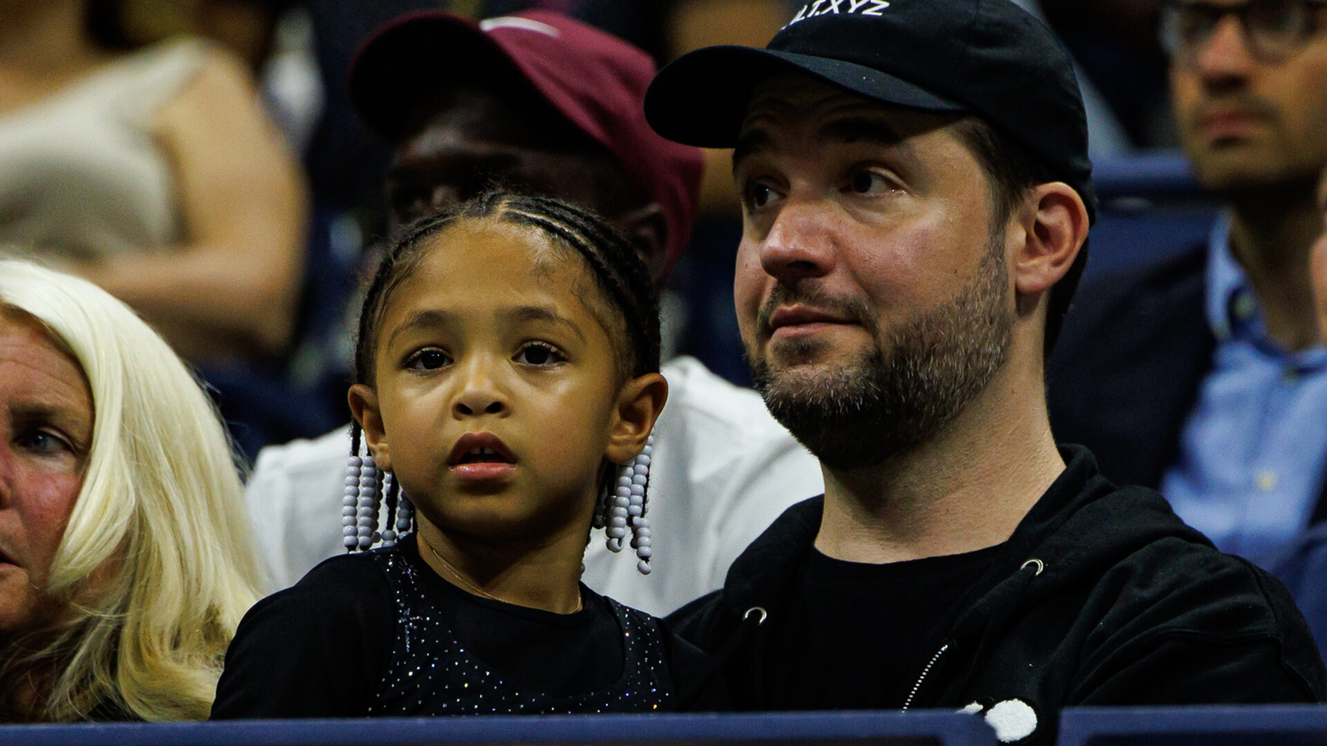 Serena Williams And Daughter Olympia Were Twinning In Matching Outfits At The US Open