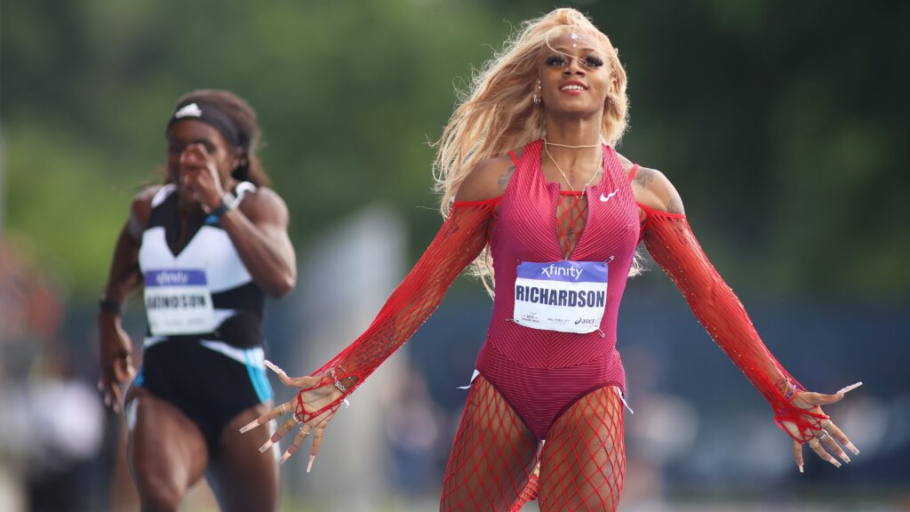 Sha’Carri Richardson Wins First Place At 100-Meters Race