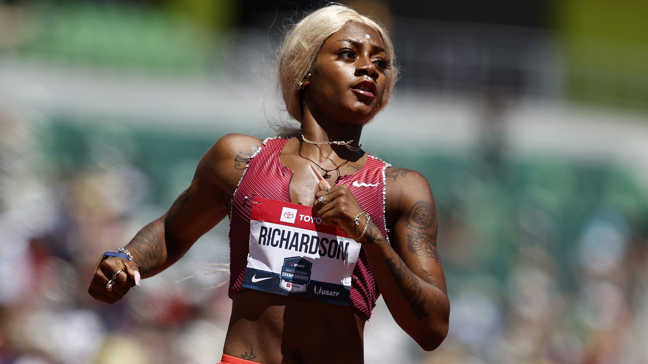Sha’Carri Richardson Arrives In First At 100-Meter Race, Defeating Elaine Thompson-Herah