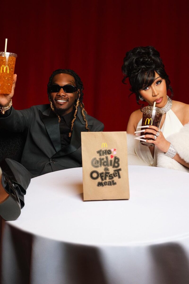 Cardi B and Offset Celebrate V-Day With New McDonald's Meal