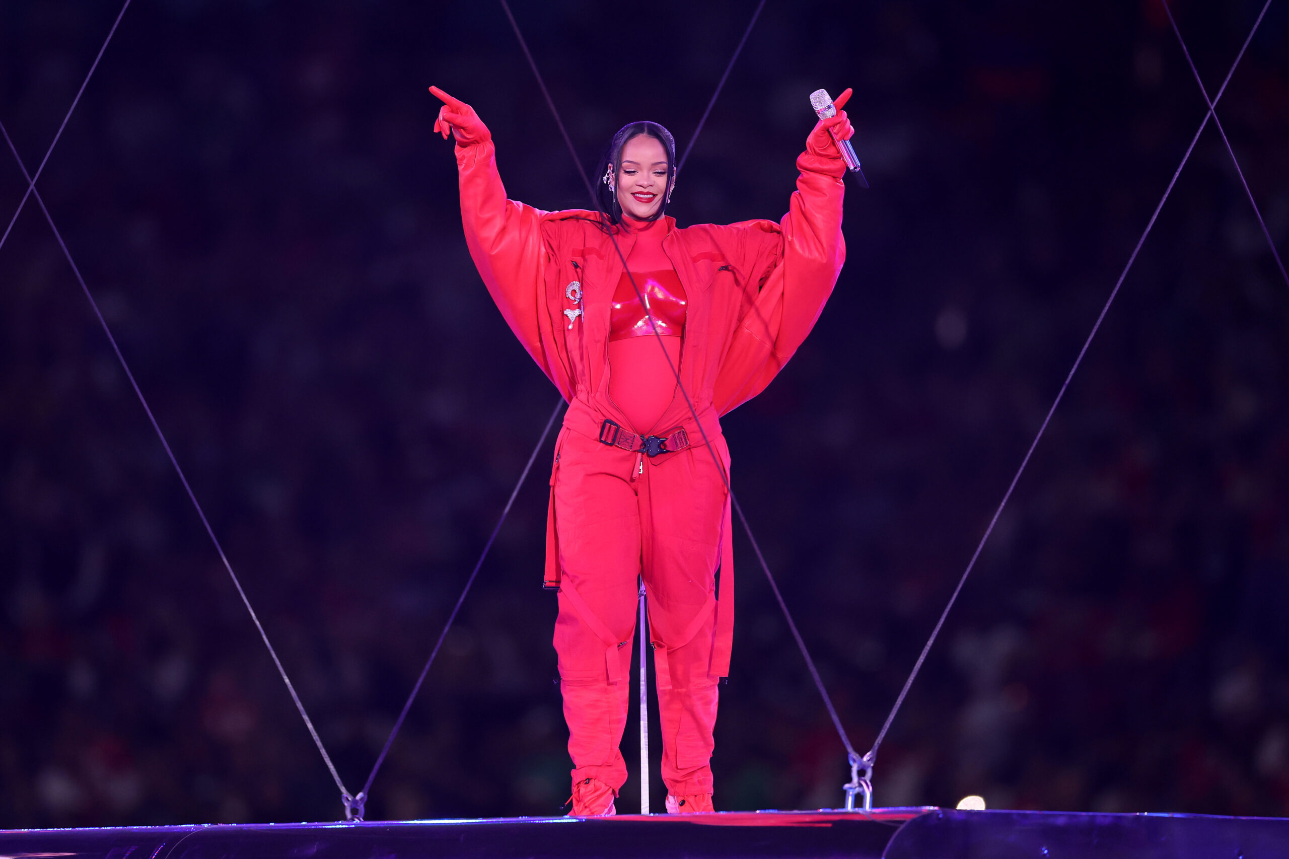Rihanna Reveals Pregnancy Number Two At Halftime Show