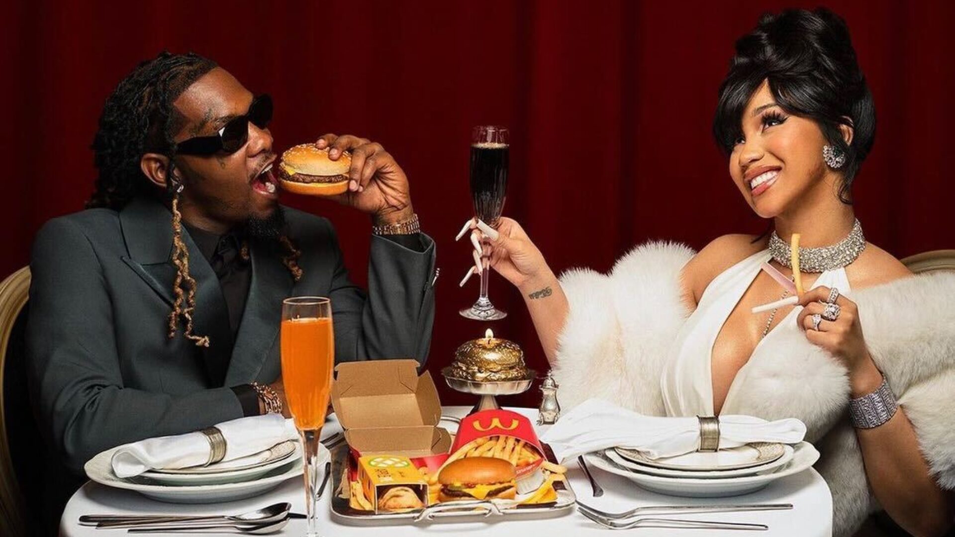 Cardi B and Offset Celebrate V-Day With New McDonald’s Meal