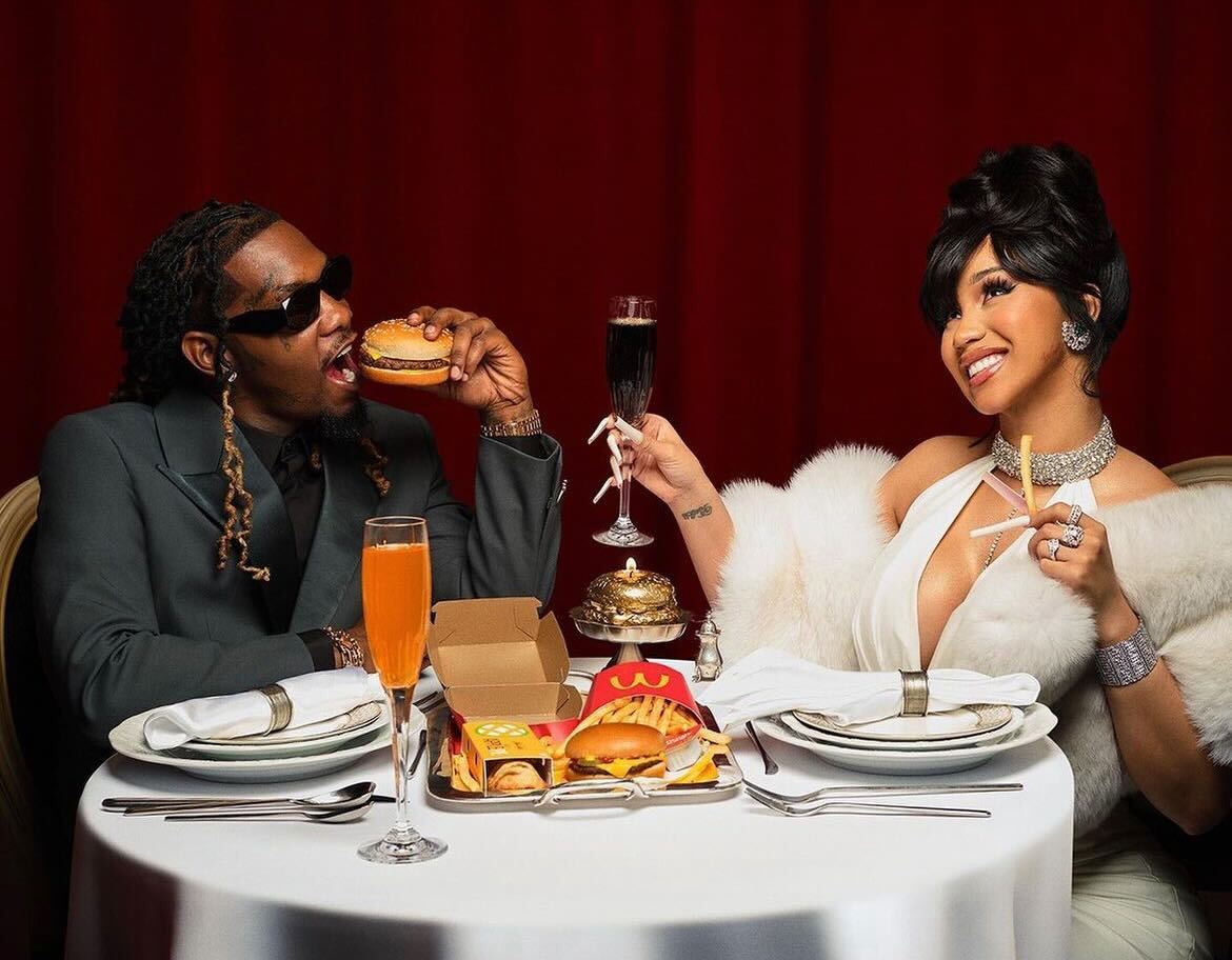 Cardi B and Offset Celebrate V-Day With New McDonald’s Meal