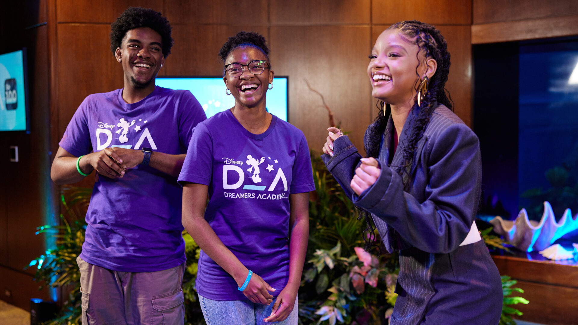 Halle Bailey Surprises Disney Dreamers Academy Students