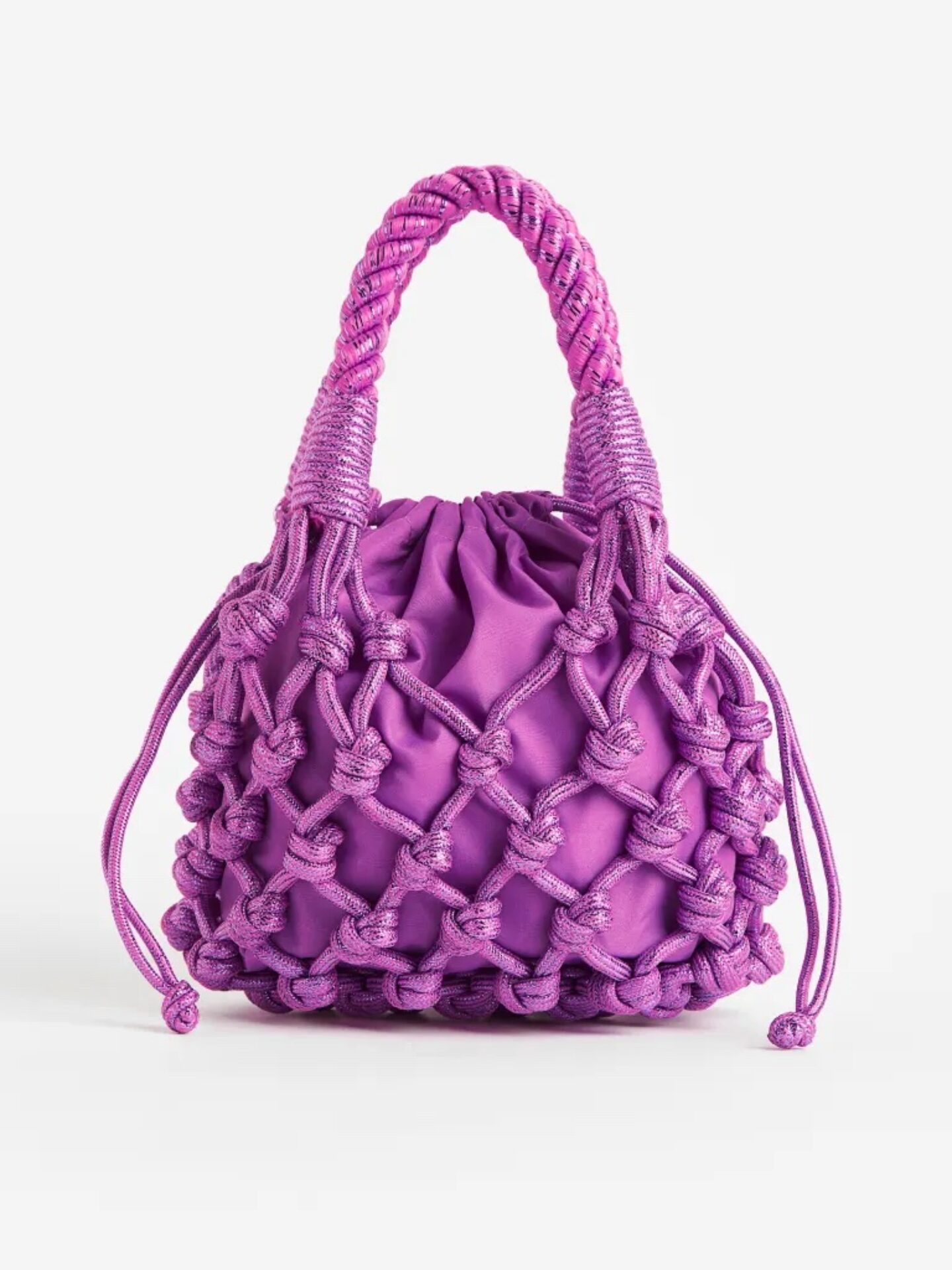 SHEIN, Bags, Purple Floral Shoulder Bag