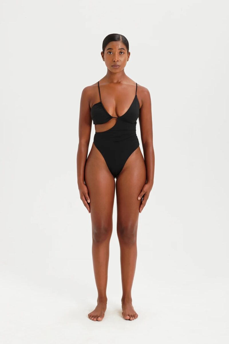 Luma One Shoulder Cut Out Monokini One Piece Swimsuit, One Piece