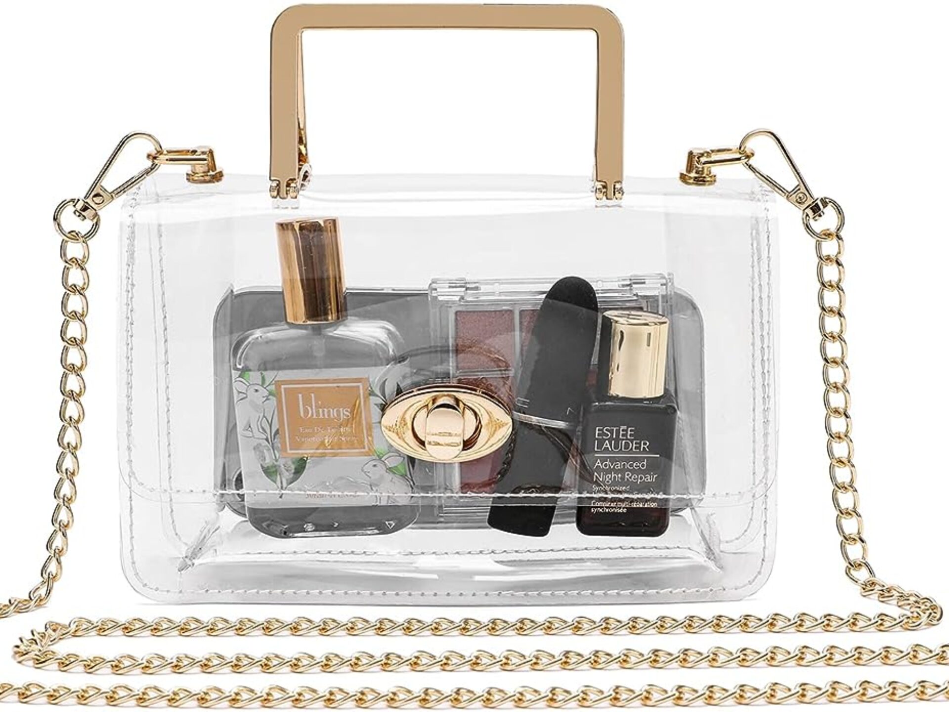 The Clear Bag in Signature Trim is the Classic Clear Purse Game Winner