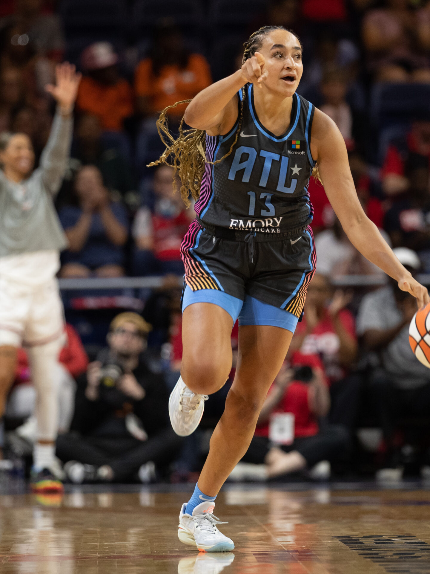 WASHINGTON, DC - JUNE 28: Atlanta Dream guard Haley Jones (13