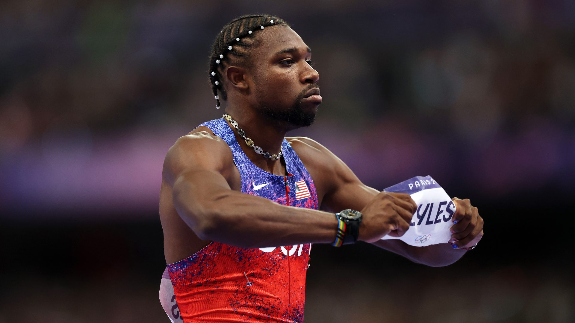 Noah Lyles Wins The Gold For Team USA At The Paris Olympics