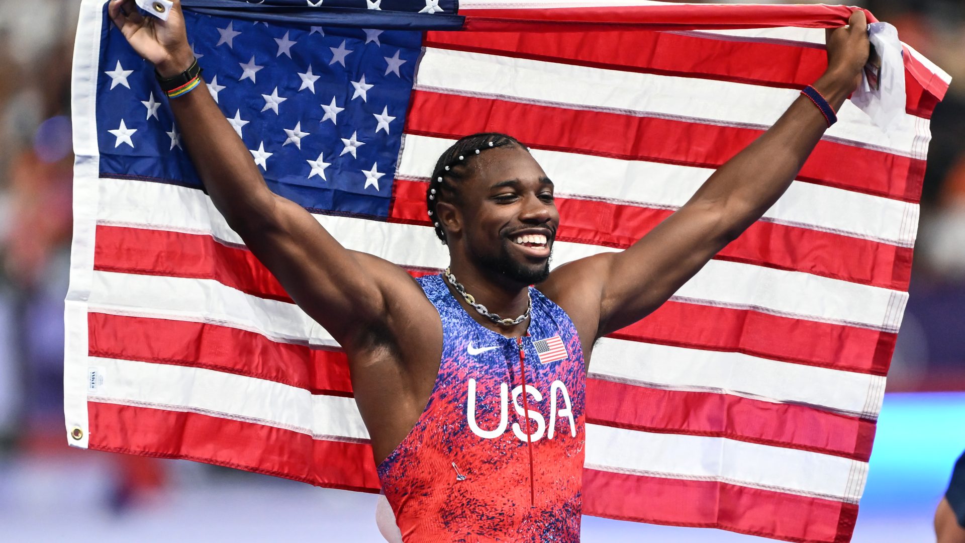 Noah Lyles Wins The Gold For Team USA At The Paris Olympics