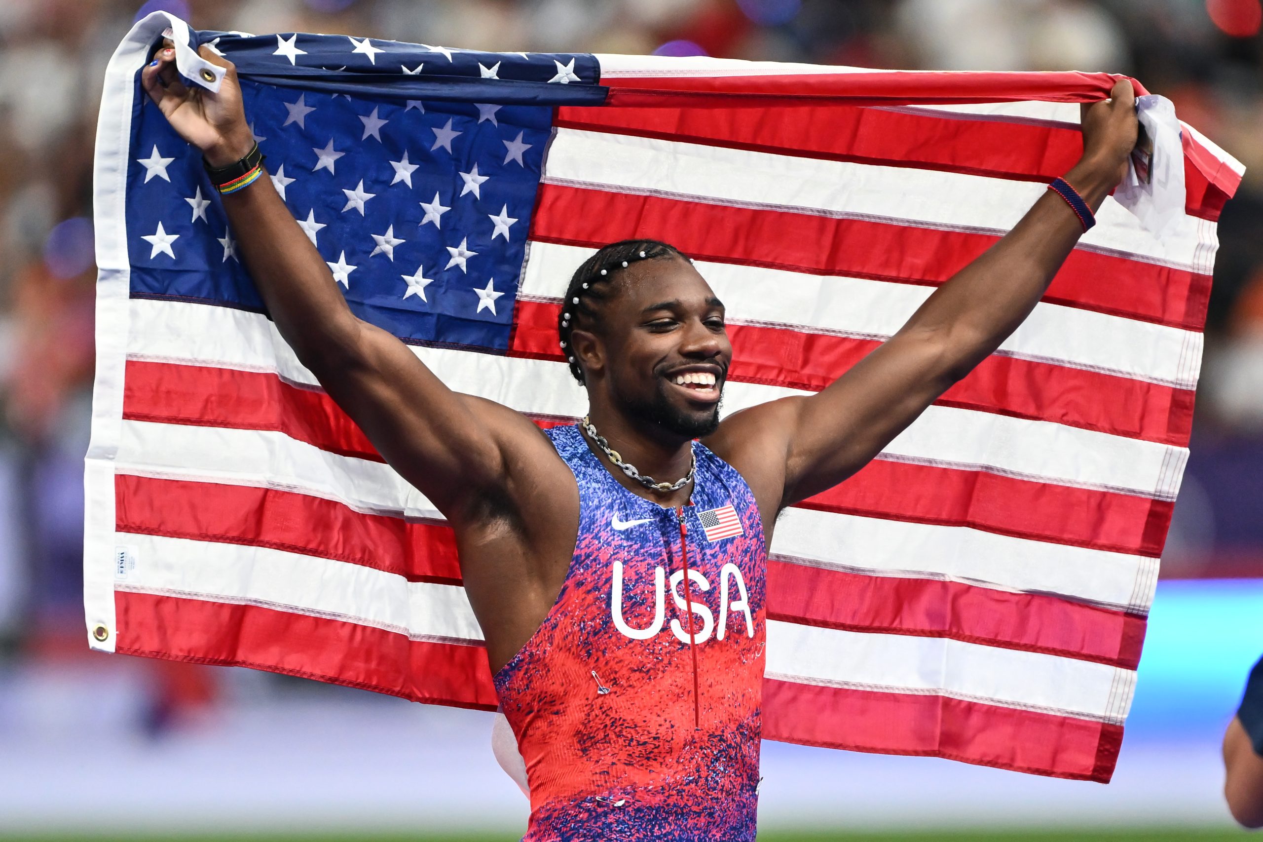 Noah Lyles Wins The Gold For Team USA At The Paris Olympics