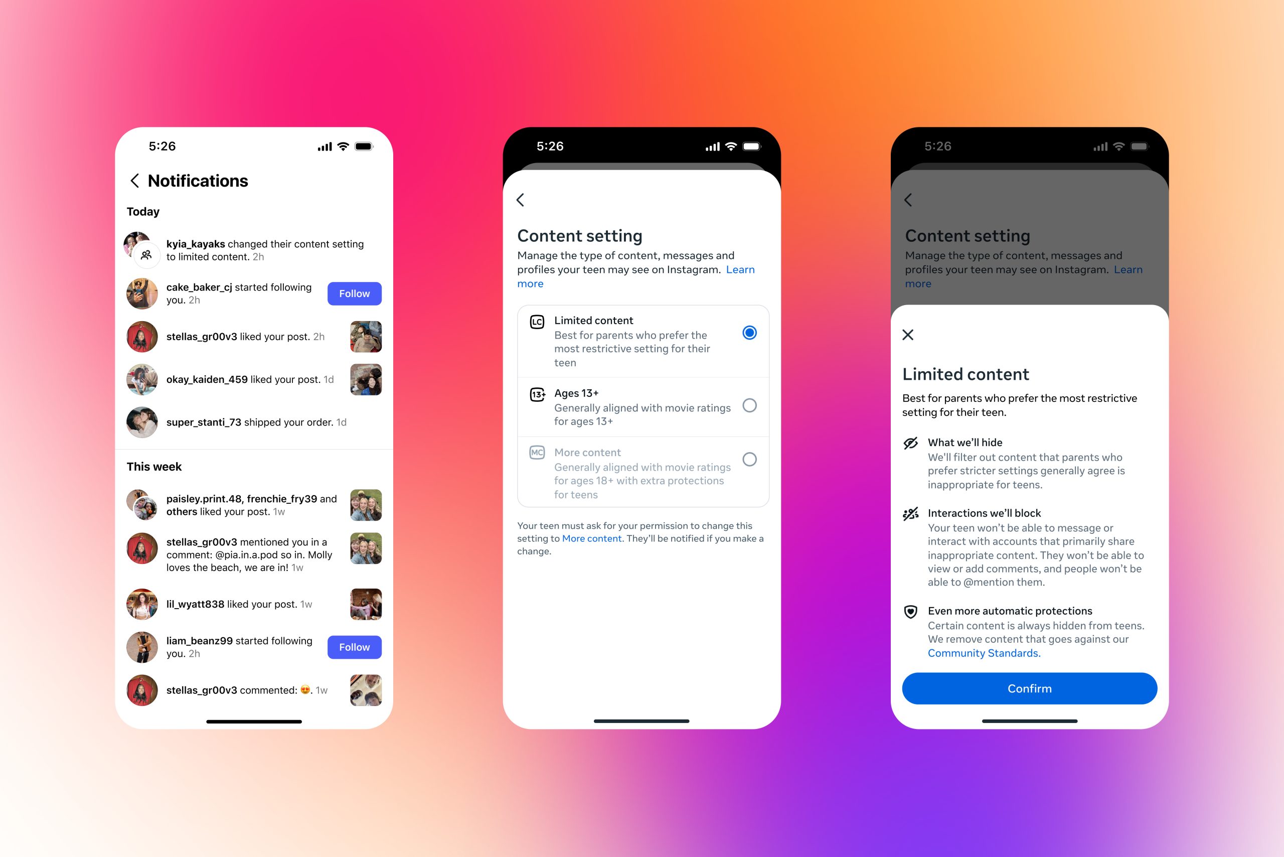 Instagram Updates Teen Accounts With PG-13 Protections And New Parental Controls