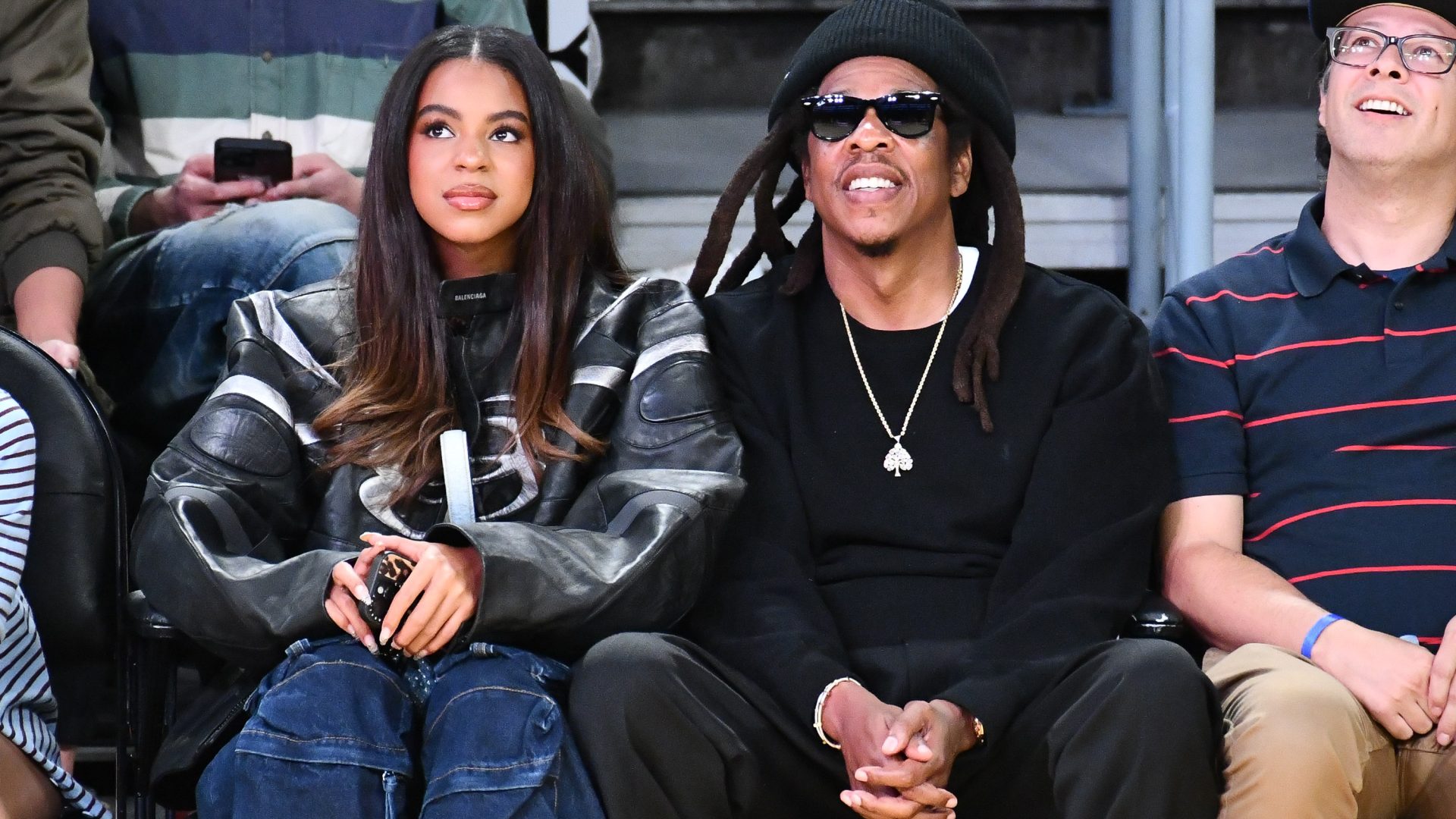 Like Mother, Like Daughter: Blue Ivy Spotted Court Side At The Lakers Game Paying Homage To Her Mother’s Style